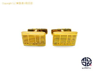 DUNHILL dunhill ダンヒル GP ゴールドカラー カフス カフスボタン アクセサリー ケース入り 【 TM2306009 】の基本紹介画像