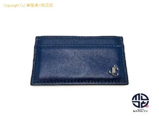 ジミーチュウ JIMMY CHOO ジミーチュウ ネイビー カードケース 定期入れ 【 TM2306053 】の基本紹介画像