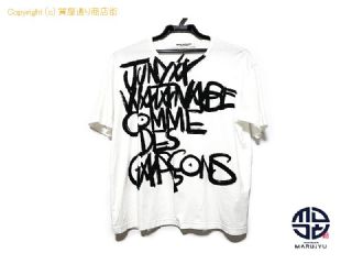 コムデギャルソン COMME des GARCONS コムデギャルソン JUNYA WATANABE ジュンヤワタナベ 白 Tシャツ 半袖 メンズ 服 アパレル サイズL 【 TM2306122 】の基本紹介画像