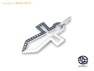 ポンテ ヴェキオ PonteVecchio ポンテヴェキオ PV 750 18金ホワイトゴールド K18 ブラックダイヤ クロス モチーフ ペンダントトップ チャーム アクセサリー 【 TM2306109 】の基本紹介画像