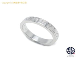 ブルガリ BVLGARI ブルガリ 750WG 18金ホワイトゴールド ブルガリブルガリ 1ポイント ダイヤ リング 指輪 約21号 アクセサリー 【 TM2306120 】の基本紹介画像