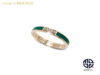 CHAUMET/ショーメ CHAUMET ショーメ 750 K18ピンクゴールド リアン・エヴィダンス グリーンラッカー ダイヤ リング 指輪 54号 アクセサリー 【 TM2306041 】の基本紹介画像
