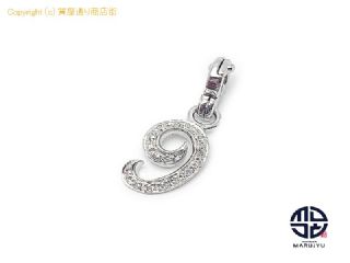 フランクミュラー FRANCK MULLER フランクミュラー 750 18金ホワイトゴールド K18『No.9』 タリスマン ダイヤ ペンダント トップ チャーム アクセサリー 【 TM2306107 】の基本紹介画像