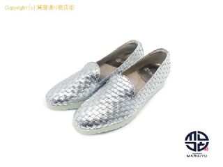 ビューフォート BeauFort ビューフォート シルバーメッシュ厚底 スリッポン 23.5cm 3E レディース クツ 靴 アパレル 【 TM2306142 】の基本紹介画像