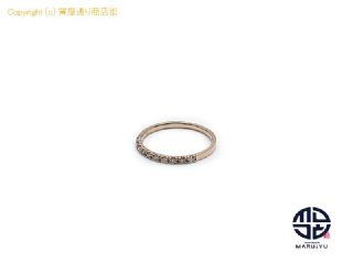 K10PG 10金ピンクゴールド ハーフエタニティ ダイヤ0.20ct リング 指輪 約12号 アクセサリー 【 TM2307045 】の基本紹介画像