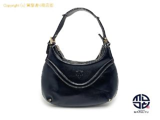 グッチ GUCCI グッチ 黒 レザー ワンショルダーバック 141641 【 TM2307084 】の基本紹介画像