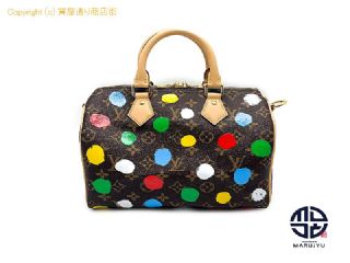 ルイ ヴィトン モノグラム LOUIS VUITTON LV x YK ルイヴィトン 草間彌生 スピーディバンドリエール25 M46433 ミニショルダーバック ハンドバック 【 TM2307087 】の基本紹介画像