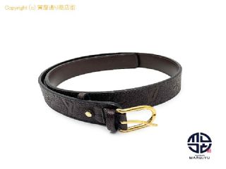 ルイ ヴィトン LOUIS VUITTON ルイヴィトン モノグラムアンプラント サンチュール ベルト M9747 レディース サイズ80 【 TM2307113 】の基本紹介画像