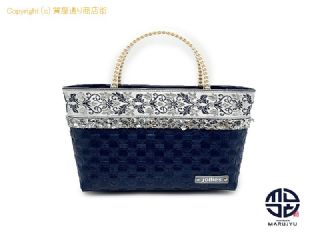 ジョリーズ jollies ジョリーズ パール調ハンドル スパンコール かごバック ハンドバック 【 TM2308010 】の基本紹介画像