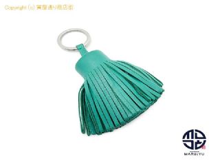 エルメス HERMES エルメス カルメン タッセル バックチャーム キーホルダー グリーン 【 TM2308025 】の基本紹介画像