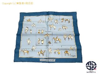 エルメス HERMES エルメス VOYAGE AU NIGER シルク プチスカーフ プチカレ アパレル 【 TM2308038 】の基本紹介画像