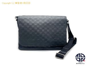 ルイ ヴィトン ダミエアンフィニ LOUIS VUITTON ルイヴィトン ダミエアンフィニ オニキス ディストリクトMM メッセンジャーバック N41038 メンズ ショルダーバック 【 TM2308059 】の基本紹介画像
