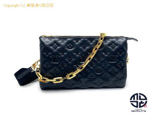 ルイ ヴィトン LOUIS VUITTON ルイヴィトン 黒 ノワール クッサンPM ショルダーバック M21260 チェーンバック 【 TM2308070 】の基本紹介画像