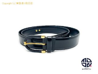 ダンヒル DUNHILL dunhill ダンヒル ブラック メンズ ベルト アパレル 【 TM2308073 】の基本紹介画像