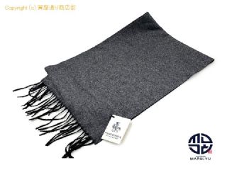 ピアチェンツア PIACENZA ピアチェンツァ カシミヤ マフラー ブラック x グレー アパレル 【 TM2309066 】の基本紹介画像