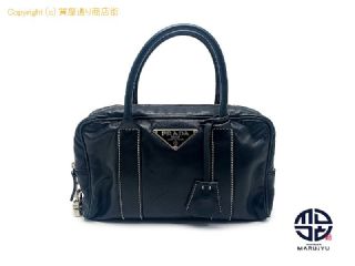プラダ PRADA プラダ ナッパレザー 黒 ミニバック ハンドバック 【 TM2309099 】の基本紹介画像