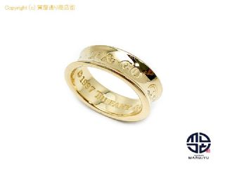 ティファニー TIFFANY ティファニー 750 18金イエローゴールド 1837 ナロー リング 指輪 アクセサリー 約6.5号 【 TM2309080 】の基本紹介画像