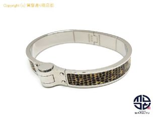 エルメス HERMES エルメス シャルニエールPM リザード バングル ブレスレット アクセサリー 【 TM2309130 】の基本紹介画像
