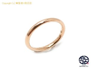 シャネル CHANEL シャネル 750 18金ピンクゴールド ジョン パリジャン バンド リング 指輪 アクセサリー 46号(実寸約6号) 【 TM2309085 】の基本紹介画像