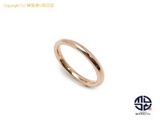 シャネル CHANEL シャネル 750 18金ピンクゴールド ジョン パリジャン バンド リング 指輪 アクセサリー 43号(実寸約3号) ピンキー 【 TM2309088 】の基本紹介画像