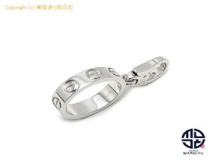 カルティエ CARTIER Cartier カルティエ 750WG 18金ホワイトゴールド ラブ チャーム ペンダント アクセサリー 【 TM2309051 】の基本紹介画像