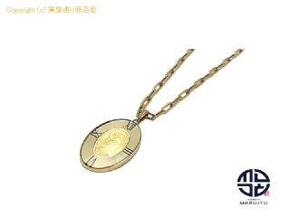 K24 K18 24金 18金 イエローゴールド マリア FINEGOLD コイン 999.9 ペンダント チャーム ネックレス アクセサリー 【 TM2305028 】の基本紹介画像