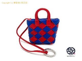 ボッテガヴェネタ BOTTEGA VENETA ボッテガヴェネタ カバモチーフ イントレチャート 小物入れ キーリング バックチャーム 【 TM2310017 】の基本紹介画像