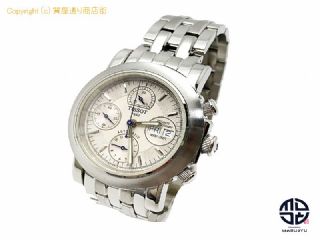 TISSOT ティソ T166/266 Tロード バルジュ クロノグラフ ステンレス メンズ 腕時計 自動巻き AUTO 【 TM2212087 】の基本紹介画像
