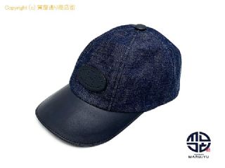 エルメス HERMES エルメス セーヴル キャップ デニム ハット 帽子 パンチングHロゴ エヴリン アパレル サイズ58 【 TM2310033 】の基本紹介画像