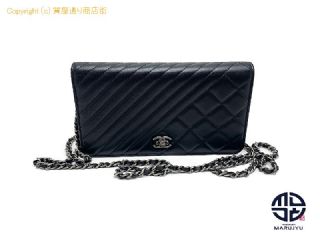 シャネル CHANEL シャネル ボーイシャネル ラムスキン チェーンウォレット シェブロン x マトラッセ ショルダーバック 【 TM2310034 】の基本紹介画像