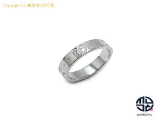 グッチ GUCCI グッチ 750 18金ホワイトゴールド アイコン リング 指輪 アクセサリー 8号 【 TM2310040 】の基本紹介画像