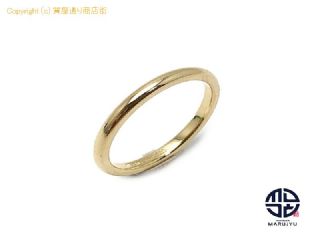 ティファニー TIFFANY ティファニー 750YG 18金イエローゴールド バンド リング 指輪 アクセサリー 約13号 【 TM2310041 】の基本紹介画像