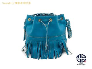 ジェイアンドエムデヴィッドソン J&M DAVIDSON ジェイアンドエムデヴィッドソン レザー カーニバル 巾着型 フリンジ ショルダーバック Mサイズ 【 TM2310094 】の基本紹介画像