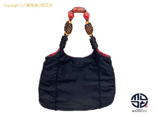 プラダ PRADA プラダ ストーン付き ブラック ナイロン トートバック ハンドバック 【 TM2310096 】の基本紹介画像