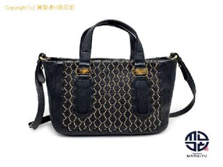 フェラガモ Salvatore Ferragamo フェラガモ レザー ゴールド金具 ブラック 2WAYショルダーバック ハンドバック 【 TM2310109 】の基本紹介画像