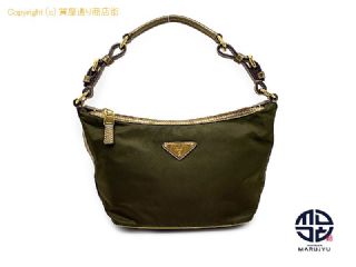プラダ PRADA プラダ カーキ ワンショルダーバック ハンドバック 【 TM2310110 】の基本紹介画像