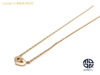 カルティエ CARTIER カルティエ 750 18金ピンクゴールド Cハート ダイヤモンド 1PD ネックレス アクセサリー 【 TM2311003 】の基本紹介画像