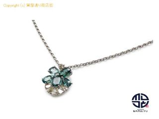 PT900/850 プラチナ アレキサンドライト ダイヤモンド ネックレス ペンダント チャーム アクセサリー 証明書付き 【 TM2311007 】の基本紹介画像