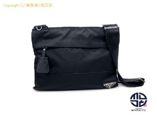 プラダ PRADA プラダ 黒 ナイロン ショルダーバック 斜め掛け 【 TM2311031 】の基本紹介画像