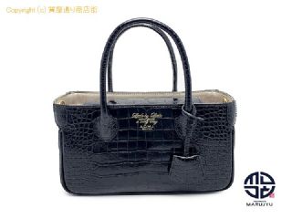 ADMJ ADMJ エーディーエムジェイ クロコ型押し レザー 2WAYハンドバック ショルダーバック 【 TM2311208 】の基本紹介画像