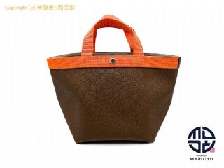 エルベ シャプリエ Herve Chapelier エルベ シャプリエ 707GP リュクス 舟形 トートバック Mサイズ トープ x マンダリン ハンドバック ※折り畳んでのご発送となります。 【 TM2312061 】の基本紹介画像