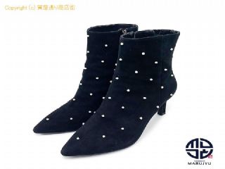 モード エ ジャコモ MODE ET JACOMO モード エ ジャコモ ポインテッドトゥドットパール ショートブーツ MJJT38081 レディース クツ 靴 【 TM2312108 】の基本紹介画像