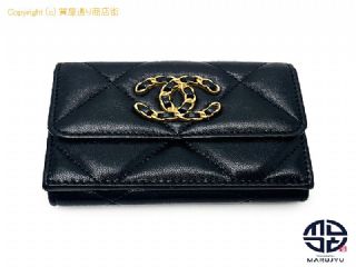 シャネル CHANEL シャネル 19 ナインティーン AP1789 ブラック 3つ折り財布 スモールフラップウォレット サイフ 【 TM2312157 】の基本紹介画像