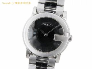 グッチ 101L グッチ GUCCI レディース腕時計 101L Gウォッチ クオーツ ブラックダイヤル 【 SA62572 】の基本紹介画像