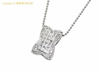 ノンブランド PT ダイヤネックレス 0.34ct PT900/PT850 ダイヤモンド 0.34ct ペンダントネックレス 【 SA71901 】の基本紹介画像