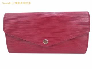 ルイ ヴィトン ルイ・ヴィトン LOUIS VUITTON エピ 長財布 ポルトフォイユ・サラ M60580 フューシャ 【 SA528450 】の基本紹介画像
