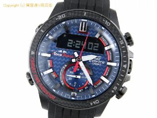 カシオ エディフィス カシオ メンズ腕時計 エディフィス スクーデリア・トロ・ロッソ・リミテッドエディション2018 ECB-800TR-2AJR 【 SA65567 】の基本紹介画像