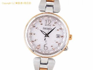 セイコー ルキア セイコー SEIKO レディース腕時計 ルキア Lady Diamond ラッキーパスポート SSQV048 ソーラー 電波時計 チタニウム 【 SA65794 】の基本紹介画像