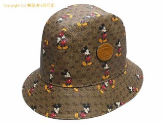 グッチ グッチ GUCCI ミニGGスプリーム ディズニーコラボ ハット 602978 サイズM 【 SA530550 】の基本紹介画像