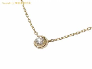 スタージュエリー スタージュエリー STAR JEWELRY K18 ムーンセッティング ダイヤ ネックレス 0.04ct 【 SA72626 】の基本紹介画像